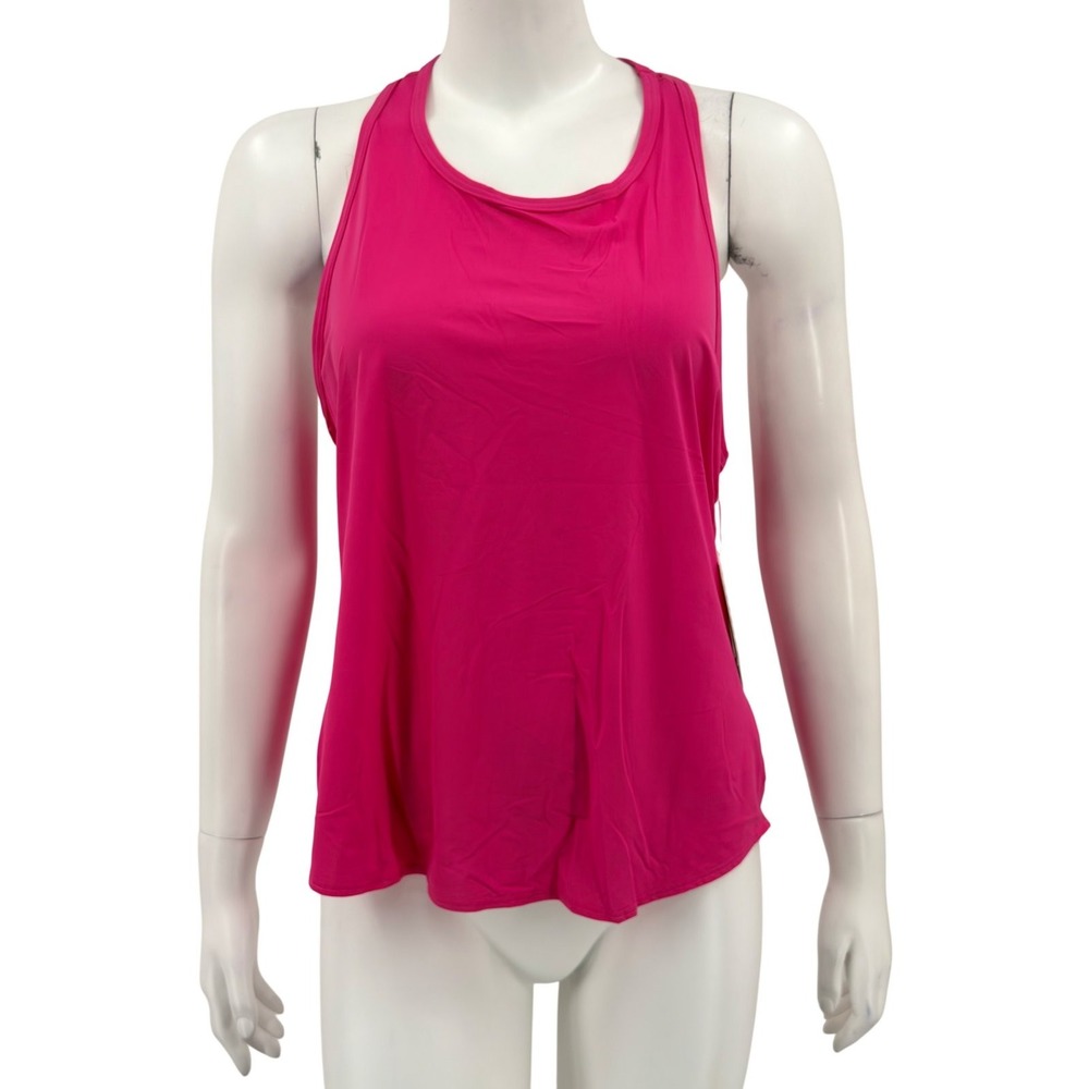 Beyond Yoga Top Womens Large Pink Racerback Powerbeyond Lite Resilient Tank Gym